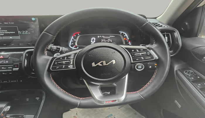 2022 KIA SONET GTX PLUS 1.5 AT, Diesel, Automatic, 46,589 km, Steering Wheel Close Up