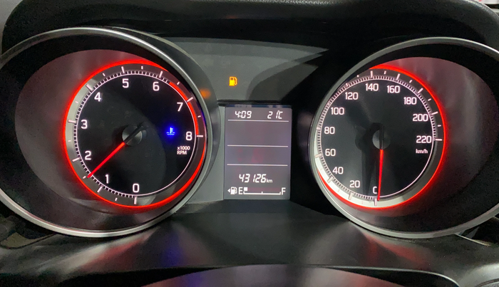 2022 Maruti Swift ZXI, Petrol, Manual, 43,123 km, Odometer Image