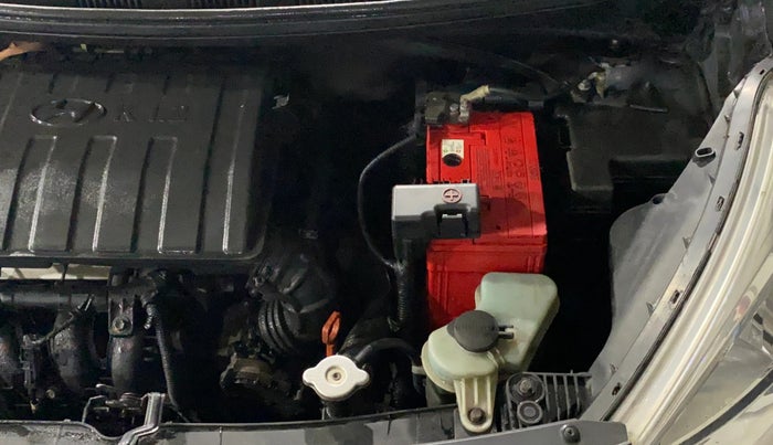 2017 Hyundai Grand i10 SPORTZ (O) AT 1.2 KAPPA VTVT, Petrol, Automatic, 77,839 km, Engine View - Left