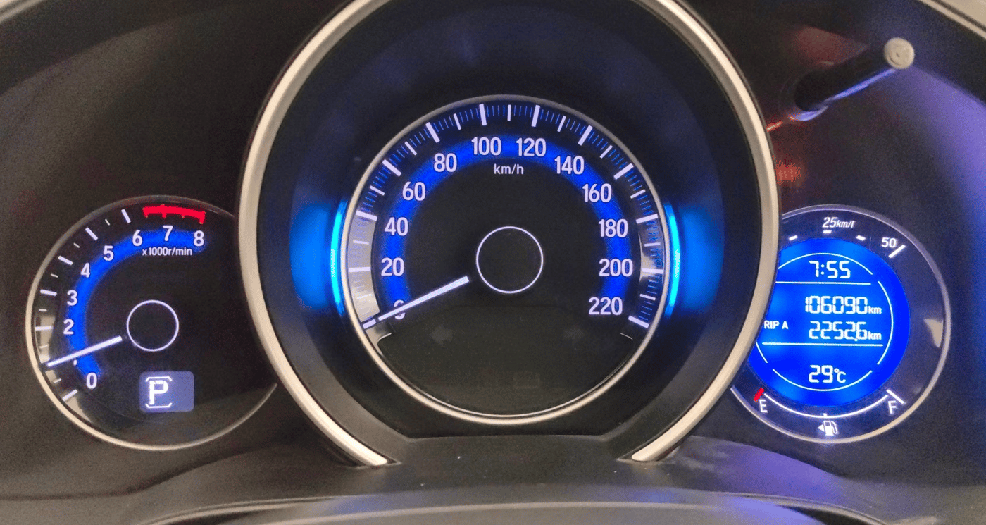 2019 Honda Jazz 1.2L I-VTEC VX CVT, Petrol, Automatic, 1,05,929 km, Odometer Image