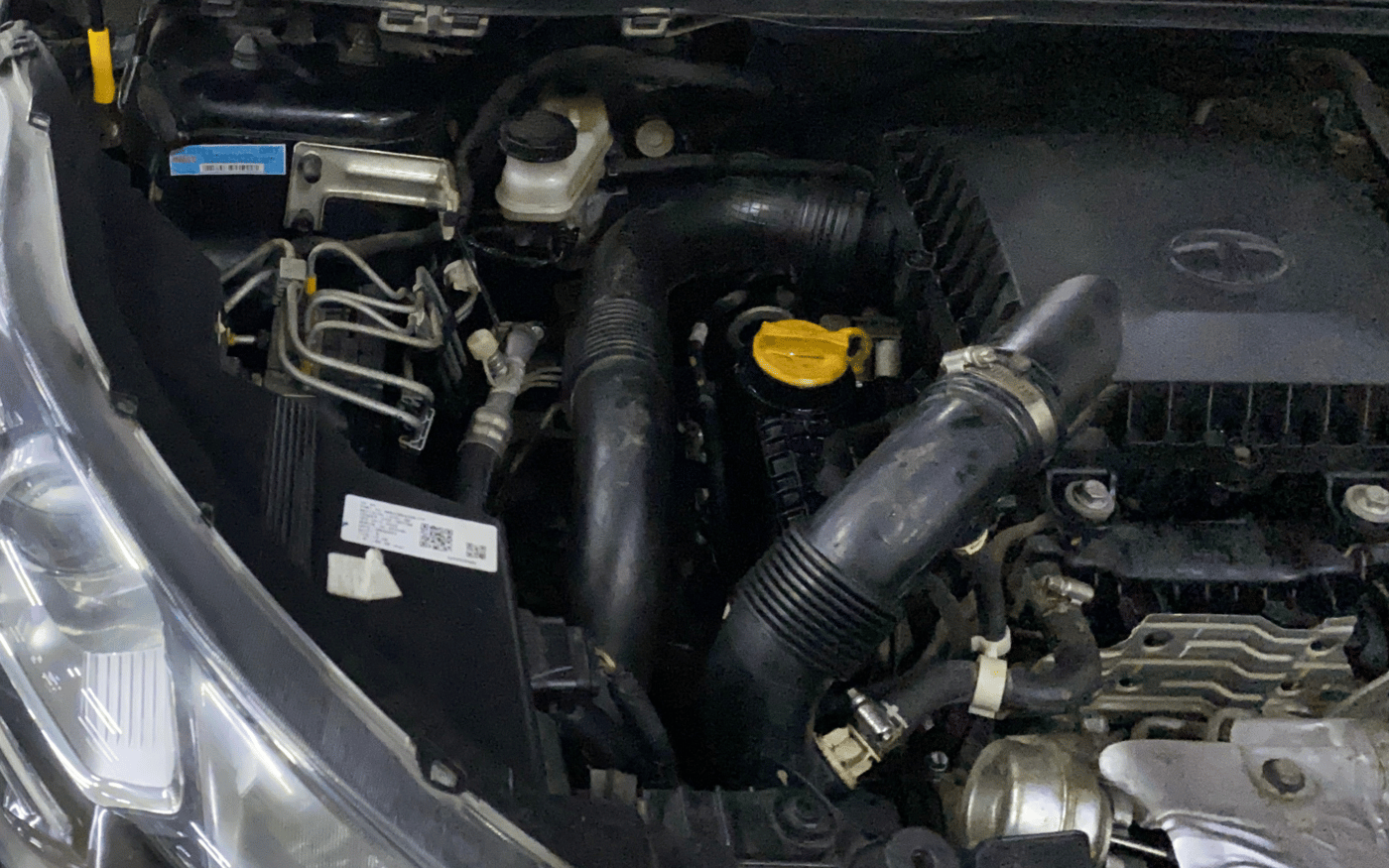 2022 Tata NEXON XZ PLUS PETROL DARK EDITION, Petrol, Manual, 39,137 km, Engine View - Right