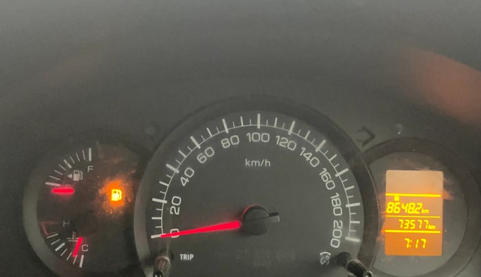 2017 Maruti Swift LXI (O), Petrol, Manual, 73,534 km, Odometer Image