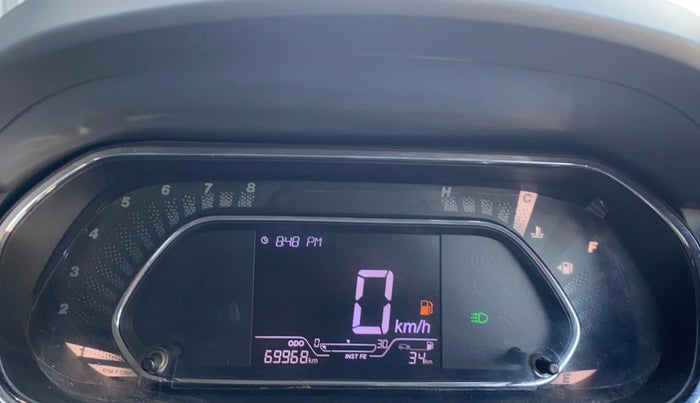 2020 Tata TIGOR XZ PLUS PETROL, Petrol, Manual, 69,958 km, Odometer Image
