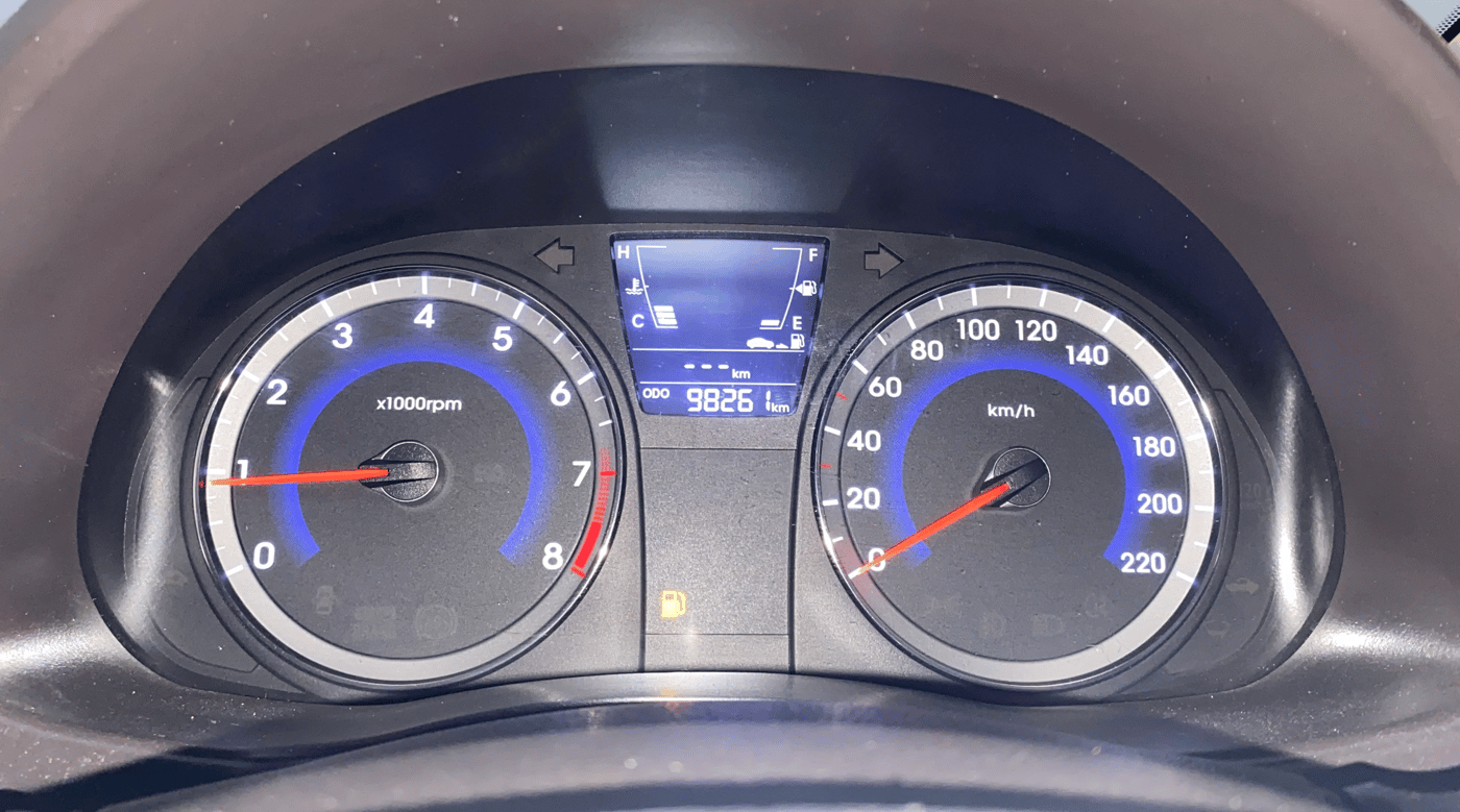 2016 Hyundai Verna 1.6 VTVT SX, Petrol, Manual, 98,271 km, Odometer Image
