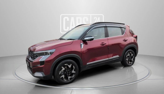 2024 KIA SONET GTX Plus 1.0 Turbo Petrol DCT Dual Tone, Petrol, Automatic, 10,933 km, Left Front Diagonal