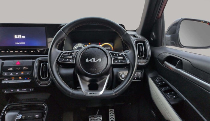 2024 KIA SONET GTX Plus 1.0 Turbo Petrol DCT Dual Tone, Petrol, Automatic, 10,933 km, Steering Wheel Close Up