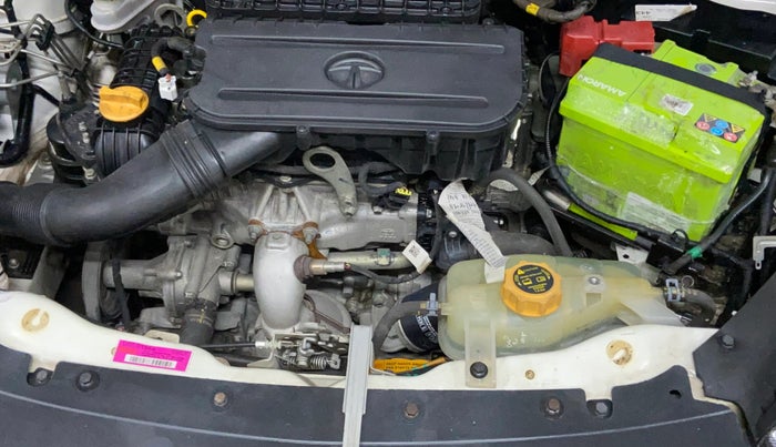 2022 Tata TIGOR XZA PLUS PETROL, Petrol, Automatic, 48,761 km, Engine View - Left