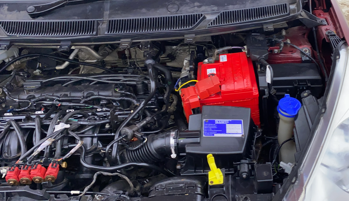 2018 Ford Figo Aspire TITANIUM 1.2 PETROL, CNG, Manual, 52,950 km, Engine View - Left