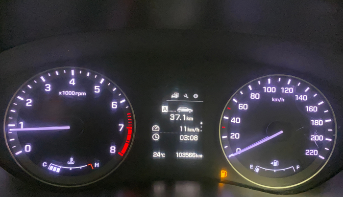 2017 Hyundai Elite i20 ASTA 1.2, Petrol, Manual, 1,03,531 km, Odometer Image