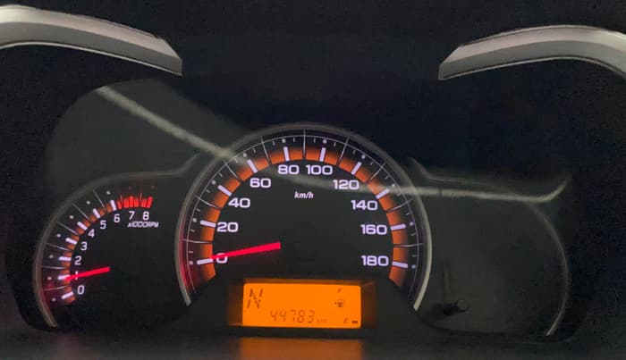 2016 Maruti Alto K10 VXI AMT, Petrol, Automatic, 44,783 km, Odometer Image