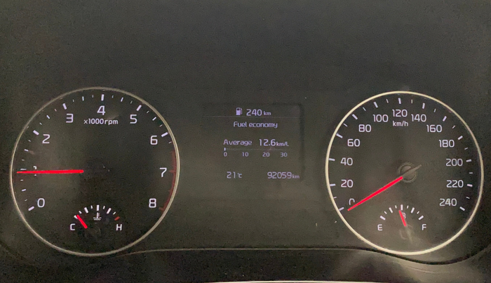 2020 KIA SELTOS HTK PLUS 1.5, Petrol, Manual, 92,058 km, Odometer Image