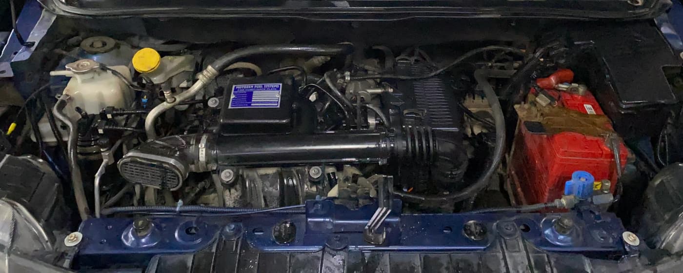 2020 Renault TRIBER RXZ, CNG, Manual, 81,301 km, Engine View