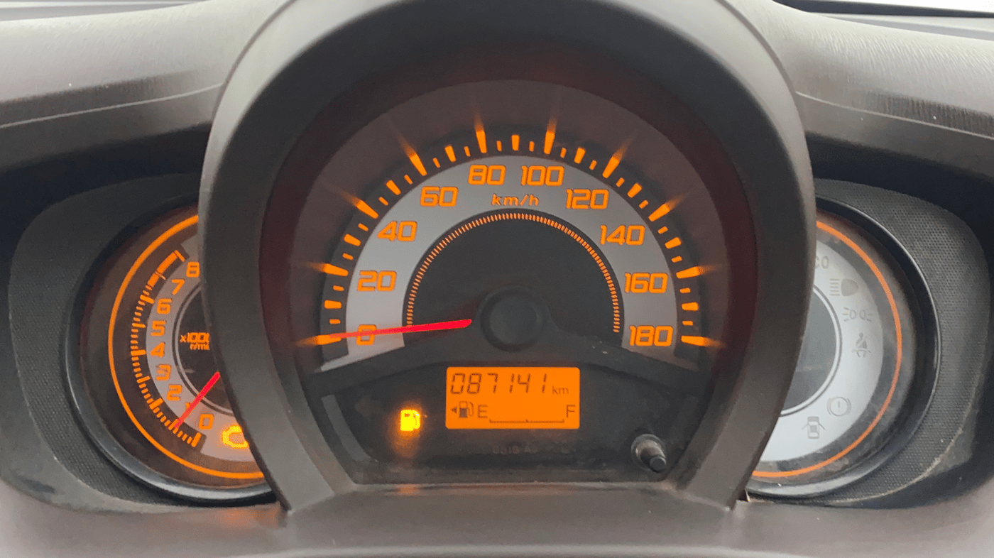 2013 Honda Brio S MT, Petrol, Manual, 87,254 km, Odometer Image