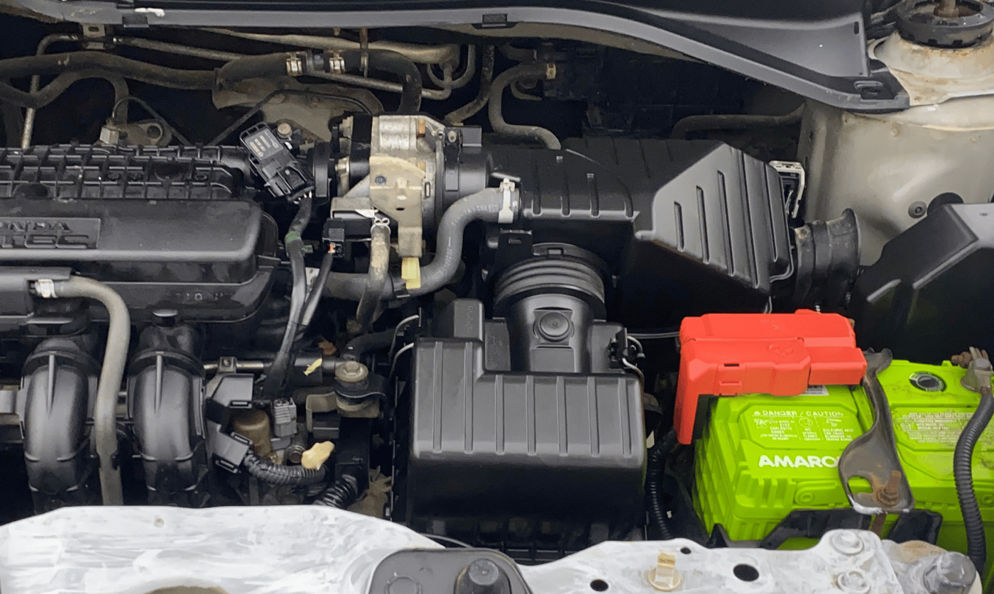 2013 Honda Brio S MT, Petrol, Manual, 87,254 km, Engine View - Left