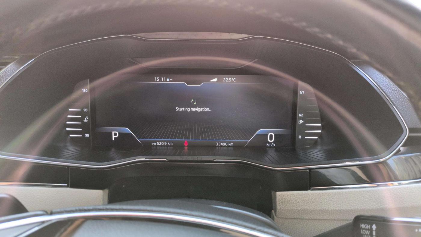2021 Skoda Superb L&K 2.0 TSI AT, Petrol, Automatic, 33,492 km, Odometer Image