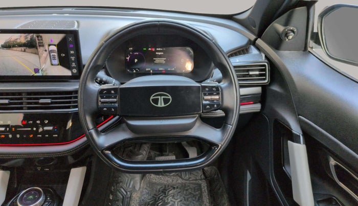 2024 Tata Harrier FEARLESS PLUS DUAL TONE AT, Diesel, Automatic, 19,734 km, Steering Wheel Close Up