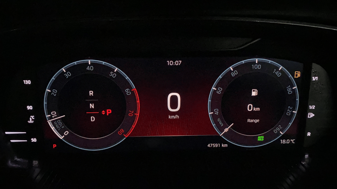 2022 Skoda Octavia STYLE 2.0, Petrol, Automatic, 47,742 km, Odometer Image