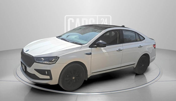 2024 Skoda SLAVIA AMBITION 1.0L TSI MT, Petrol, Manual, 18,401 km, Left Front Diagonal