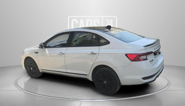 2024 Skoda SLAVIA AMBITION 1.0L TSI MT, Petrol, Manual, 18,401 km, Left Back Diagonal