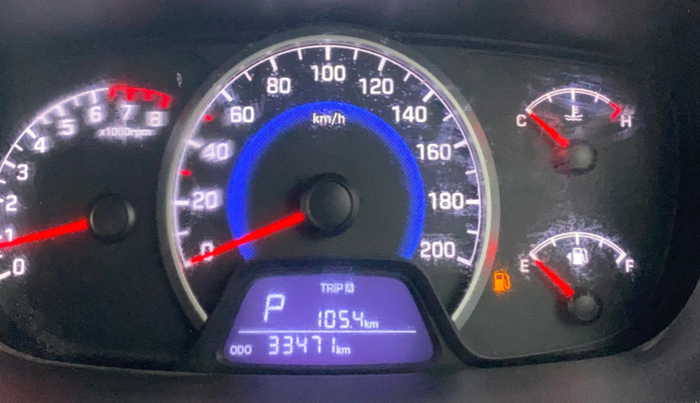 2017 Hyundai Grand i10 MAGNA AT 1.2 KAPPA VTVT, Petrol, Automatic, 33,435 km, Odometer Image