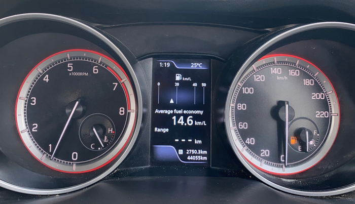 2023 Maruti Swift ZXI PLUS DUAL TONE, Petrol, Manual, 44,029 km, Odometer Image