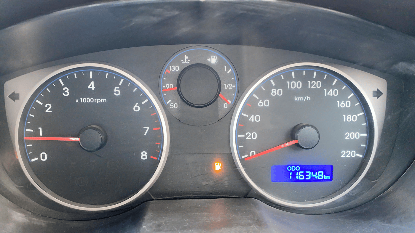 2014 Hyundai i20 MAGNA (O) 1.2, CNG, Manual, 1,16,327 km, Odometer Image