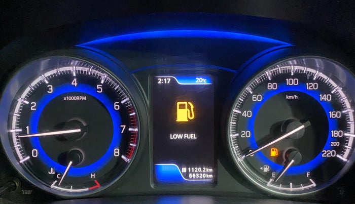 2017 Maruti Baleno ZETA PETROL 1.2, Petrol, Manual, 66,316 km, Odometer Image