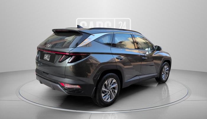 2024 Hyundai Tucson PLATINUM 2.0 AT PETROL, Petrol, Automatic, 14,376 km, Right Back Diagonal