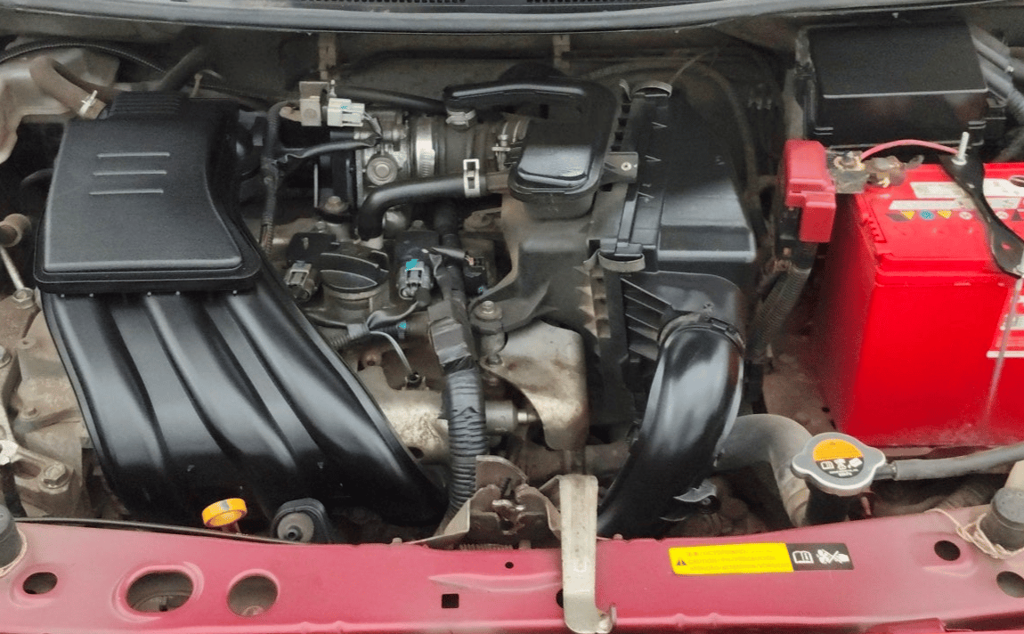 2014 Datsun Go T, Petrol, Manual, 56,582 km, Engine View