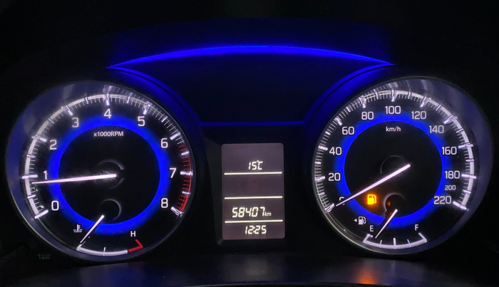 2016 Maruti Baleno DELTA PETROL 1.2, Petrol, Manual, 58,436 km, Odometer Image