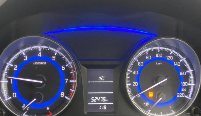 2020 Maruti Baleno DELTA PETROL 1.2, Petrol, Manual, 52,477 km, Odometer Image