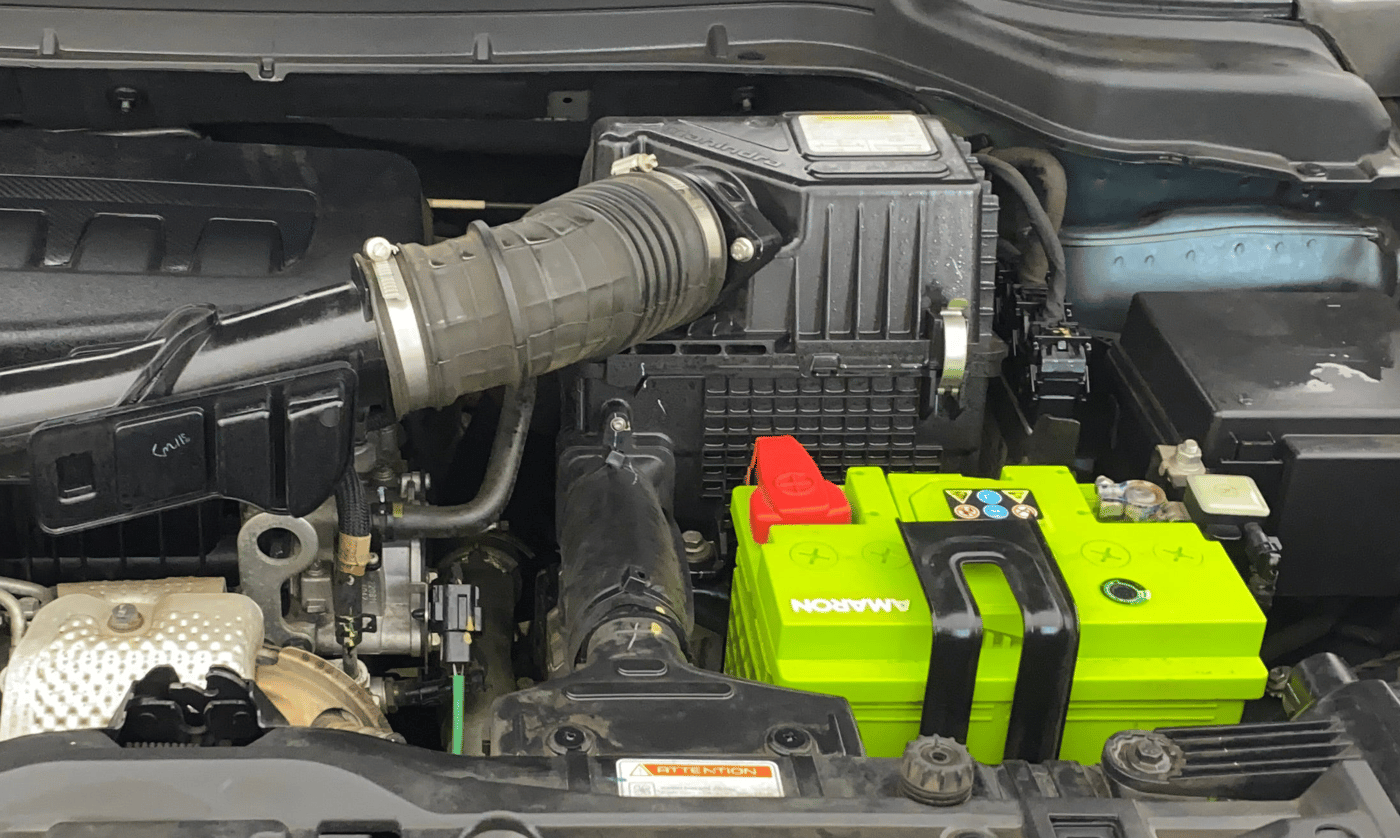2022 Mahindra XUV300 W8 (O) 1.2 PETROL AMT, Petrol, Automatic, 26,264 km, Engine View - Left
