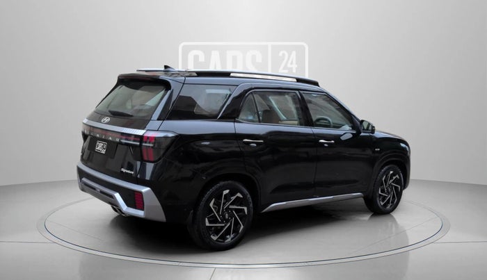 2024 Hyundai ALCAZAR Signature 7 STR 1.5 Turbo GDi Petrol DCT, Petrol, Automatic, 4,227 km, Right Back Diagonal