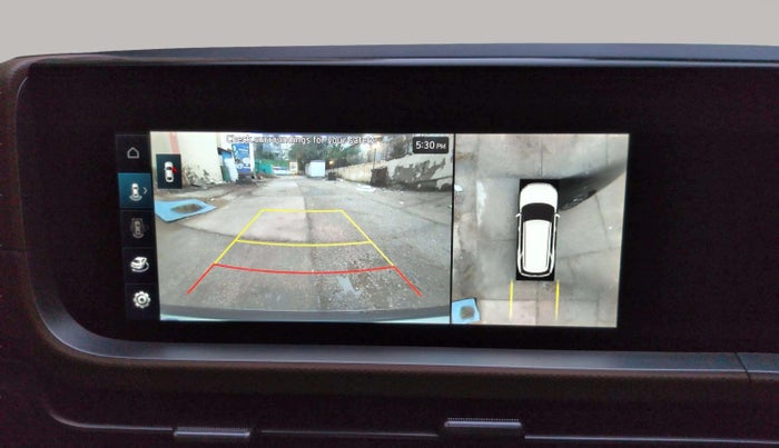 2024 Hyundai ALCAZAR Signature 7 STR 1.5 Turbo GDi Petrol DCT, Petrol, Automatic, 4,227 km, Parking Camera