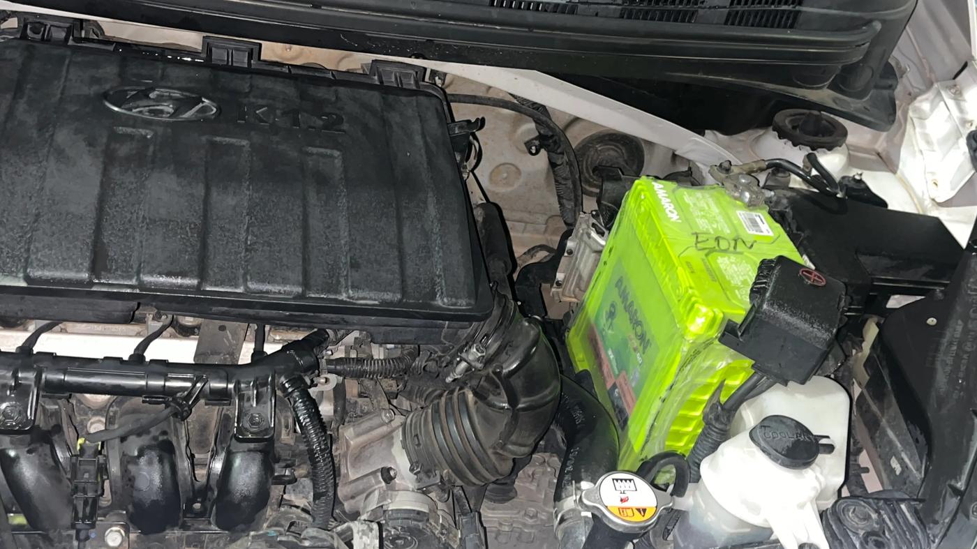 2015 Hyundai Xcent S 1.2, Petrol, Manual, 57,684 km, Engine View - Left
