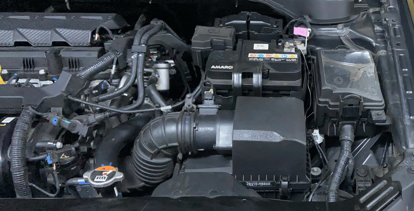2025 Hyundai Verna  SX 1.5 MPI IVT, Petrol, Automatic, 10,992 km, Engine View - Left