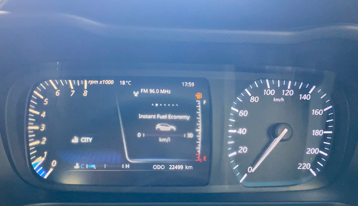 2023 Tata ALTROZ  XZ Plus (O) (S), Petrol, Manual, 22,499 km, Odometer Image