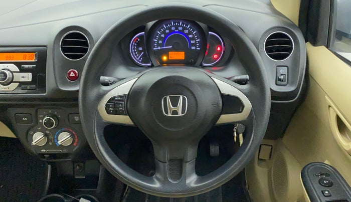 2015 Honda Brio S MT, Petrol, Manual, 23,992 km, Steering Wheel Close Up