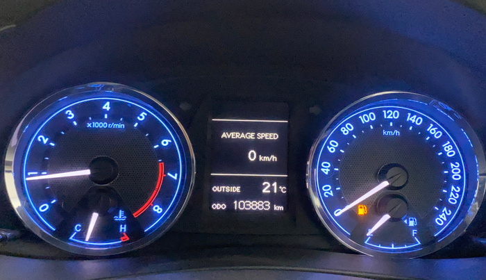 2014 Toyota Corolla Altis G PETROL, Petrol, Manual, 1,03,843 km, Odometer Image