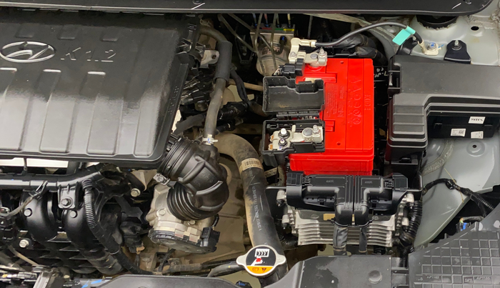 2023 Hyundai EXTER SX(O) CONNECT 1.2 AMT DUAL TONE, Petrol, Automatic, 71,738 km, Engine View - Left