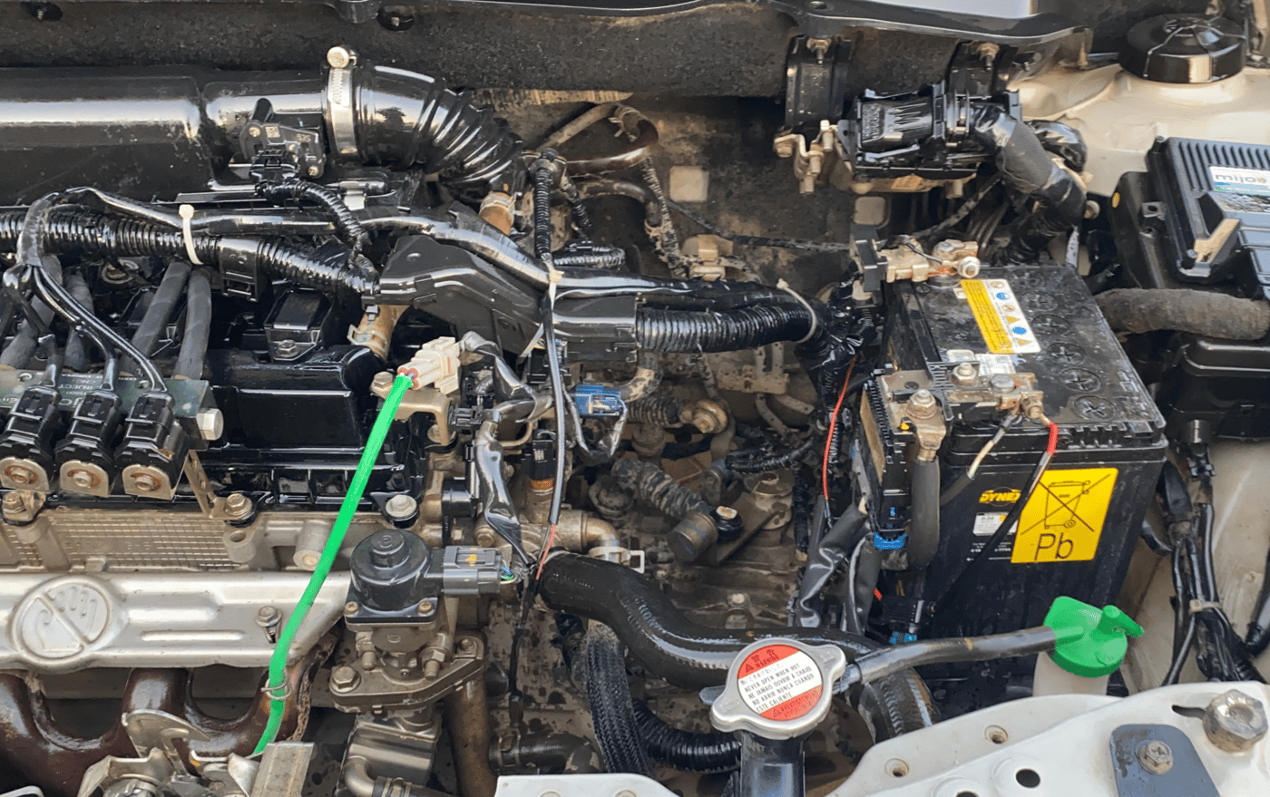 2020 Maruti Dzire VXI, CNG, Manual, 1,27,423 km, Engine View - Left
