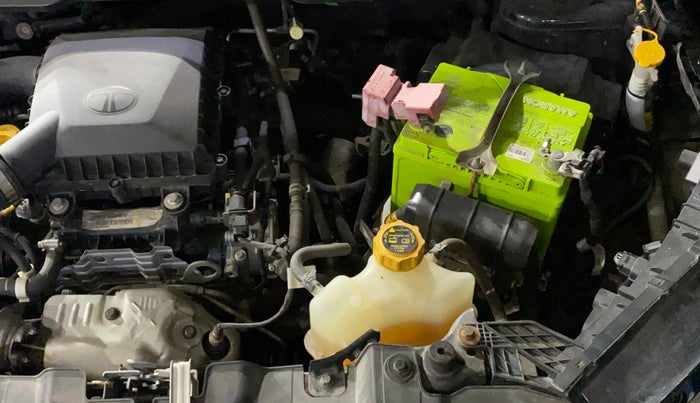 2024 Tata NEXON Fearless Plus S 1.2 Revotron 7DCA Dark Edition, Petrol, Automatic, 7,773 km, Engine View - Left