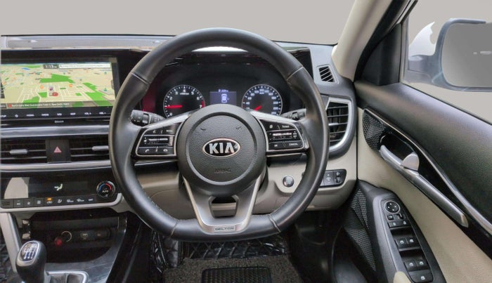 2020 KIA SELTOS HTX 1.5 PETROL, Petrol, Manual, 16,459 km, Steering Wheel Close Up