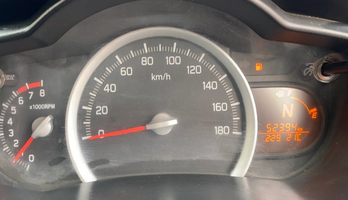 2016 Maruti Celerio VXI AMT, Petrol, Automatic, 52,386 km, Odometer Image