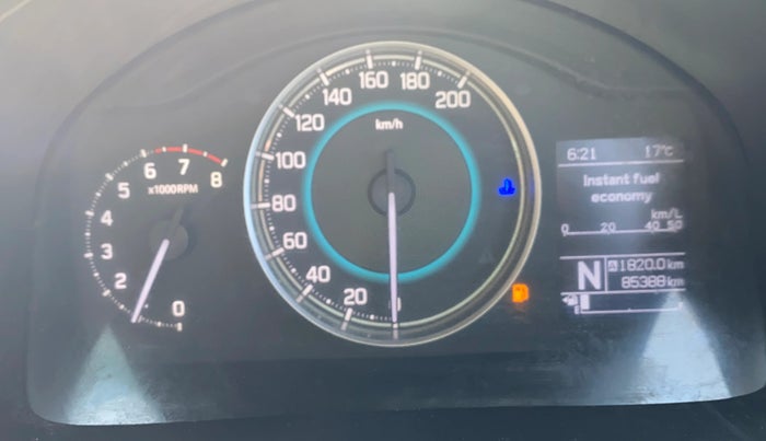 2018 Maruti IGNIS DELTA 1.2 AMT, Petrol, Automatic, 85,388 km, Odometer Image