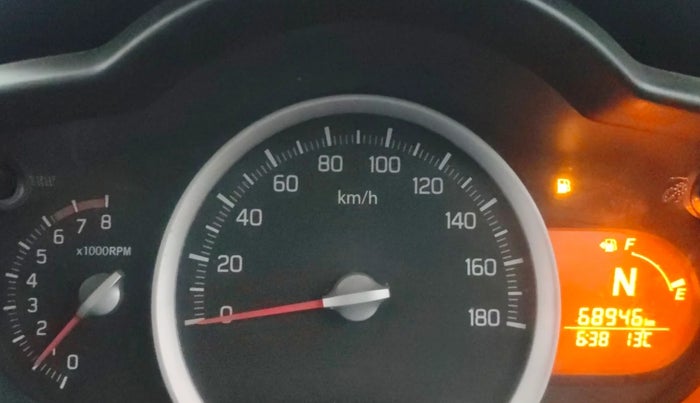 2015 Maruti Celerio VXI AMT, Petrol, Automatic, 68,945 km, Odometer Image