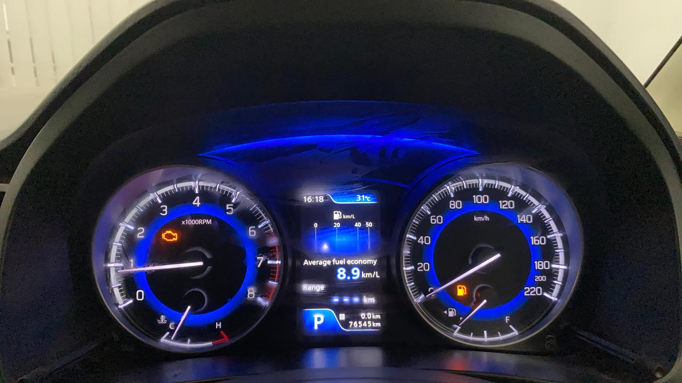 2019 Toyota Glanza G CVT, Petrol, Automatic, 76,551 km, Odometer Image