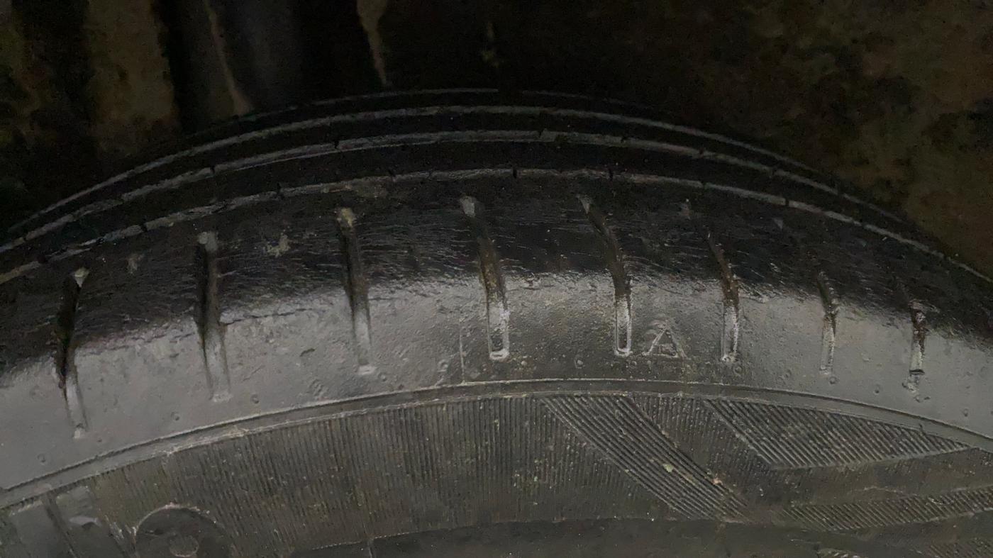 2019 Toyota Glanza G CVT, Petrol, Automatic, 76,551 km, Right Rear Tyre Tread