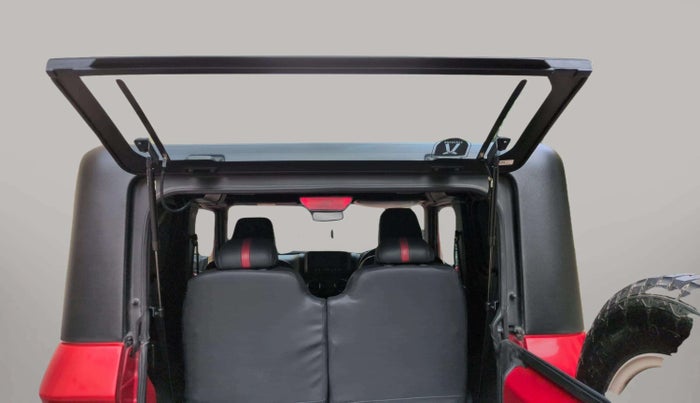 2022 Mahindra Thar LX HT PETROL 4WD MT, Petrol, Manual, 30,690 km, Boot Door Open