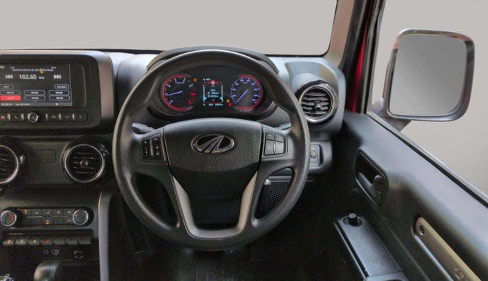 2022 Mahindra Thar LX HT PETROL 4WD MT, Petrol, Manual, 30,690 km, Steering Wheel Close Up